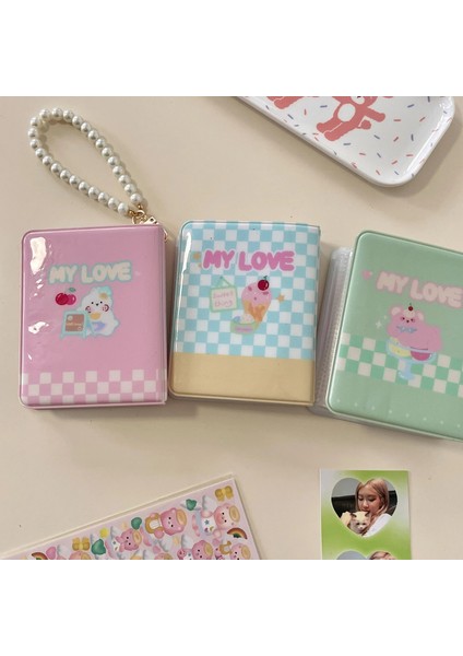 Kolye Tarzı ile Mınkys Yeni Varış Kawaii Aşkım Kek Ayı Kpop Fotoğraf Kartları Kart Sahibinin Idol Fotoğraf Kollu Depolama Kitap Kırtasiye (Yurt Dışından) indirimleri