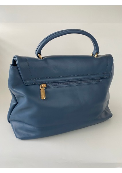 Dıana&co Kapaklı Model El ve Omuz Çantası 35X25 Dusty Blue