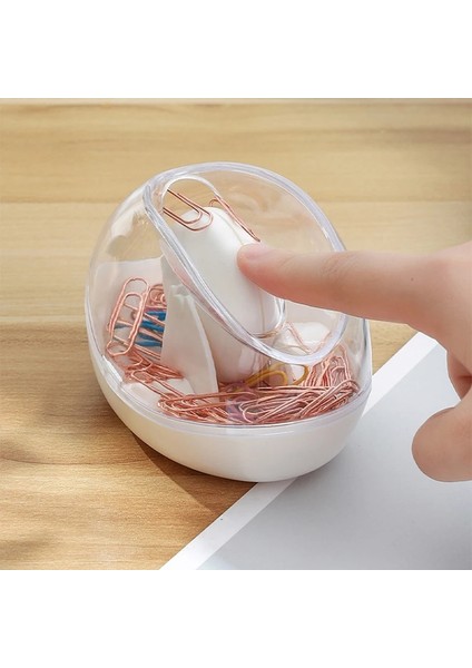 ZK30 Temizle Ataşlar Saklama Kutusu Manyetik Ataç Tutucu Organizatör Imleri Dağıtıcı Ev Okul Ofis Kırtasiye (Yurt Dışından)