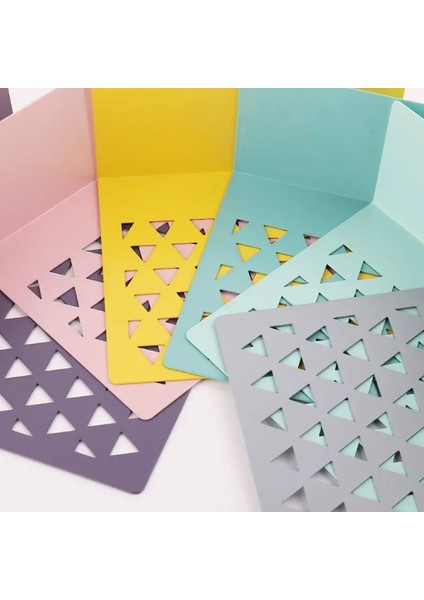 Plgy Stili Metal Içi Boş Masa Üstü Organiser Kitap Ayracı Kitap Biter Destek Standı Tutucu Raf Kitaplık Ev Ofis Malzemeleri (Yurt Dışından) indirimleri