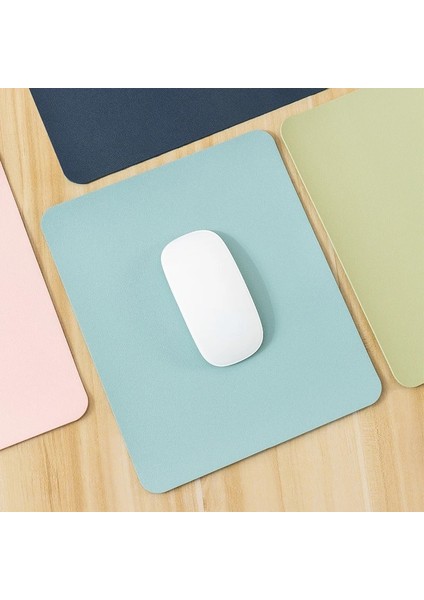 No.2 Tarzı 21*25 cm Pu Deri Pürüzsüz Mouse Pad Basit Düz Renk Fare Mat Kaymaz Su Geçirmez Mouse Pad Okul Ofis Masası Aksesuarları (Yurt Dışından) fiyatları