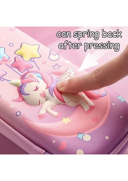 Denizkızı-Küçük Tarzı 3D Kalem Kutusu 3 Katmanlı Eva Kawaii Karikatür Büyük Kapasiteli Su Geçirmez Kapak Okul Kalem Çantası Okul Malzemeleri Kırtasiye Hediye Kutusu (Yurt Dışından) modelleri