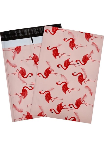 Pembe Flamingo Stili " cm Noel Poly Mailer Kendinden Mühürlü Ambalaj Zarfları Kurye Çantaları Elbise Postaları Ambalaj Çantaları (Yurt Dışından)