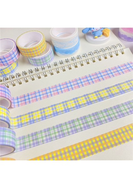 No.1 Tarzı Temel Izgara Yıldız Önemsiz Dergisi Washi Maskeleme Bandı Dekoratif Yapışkan Bant Dıy Scrapbooking Etiket Etiket Sevimli Kore Kırtasiye (Yurt Dışından) fiyatları