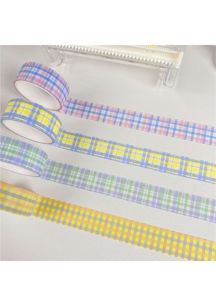 No.1 Tarzı Temel Izgara Yıldız Önemsiz Dergisi Washi Maskeleme Bandı Dekoratif Yapışkan Bant Dıy Scrapbooking Etiket Etiket Sevimli Kore Kırtasiye (Yurt Dışından) modelleri