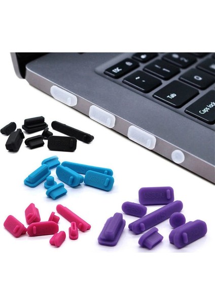 Siyah Stil Anti-Toz Fiş Dizüstü Toz Geçirmez Stoper Dizüstü Evrensel USB Toz Fişleri Masa Seti Bilgisayar Dizüstü Silikon Arayüz Kapağı (Yurt Dışından) fiyatları