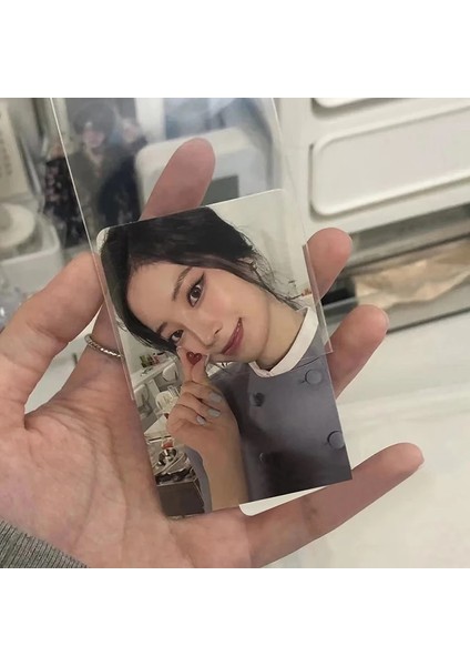 57,5X89MM Tarzı Kore Tarzı Kart Sahibinin Lk 70X*89MM Kart Kollu Asitsiz Sert 3 Iotocard Koruyucu Kart Filmi (Yurt Dışından) fırsatları