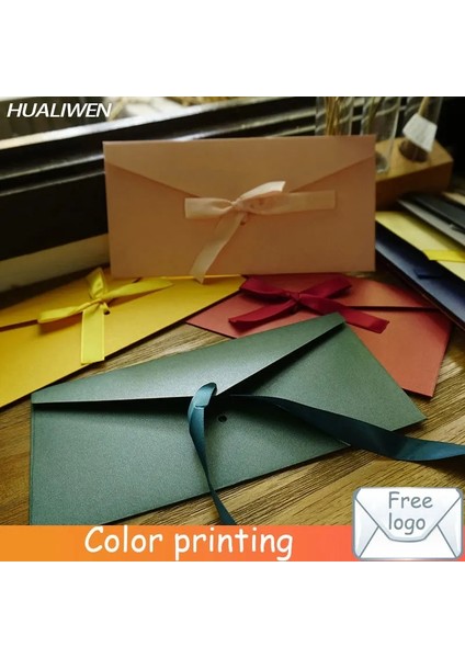 Uzun-Yeşil Tarzı Lot Özelleştirilmiş Retro Gökkuşağı Kağıt Zarf Mektubu Posta Seti Kraft Kağıt Zarf Düğün Davetiyesi Hediye Zarfı (Yurt Dışından) modelleri