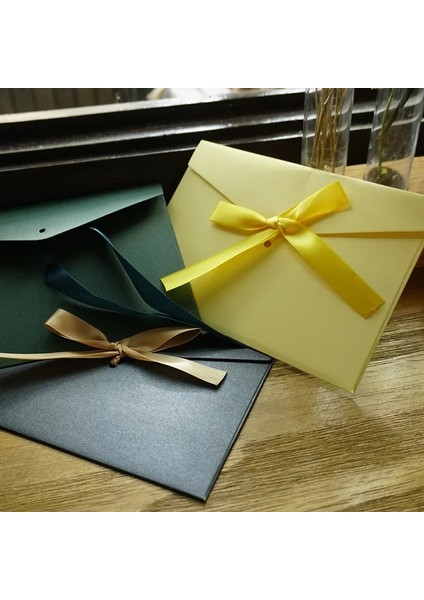 Uzun-Yeşil Tarzı Lot Özelleştirilmiş Retro Gökkuşağı Kağıt Zarf Mektubu Posta Seti Kraft Kağıt Zarf Düğün Davetiyesi Hediye Zarfı (Yurt Dışından) fırsatları