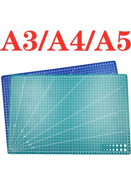 Mavi Stil A5 A3 A4 5 Pvc Kesme Mat Çalışma Tezgahı Patchwork Kesim Pedi Dikiş Kılavuzu Dıy Bıçak Oyma Deri Kesme Tahtası Tek Taraflı Altlık (Yurt Dışından) modelleri