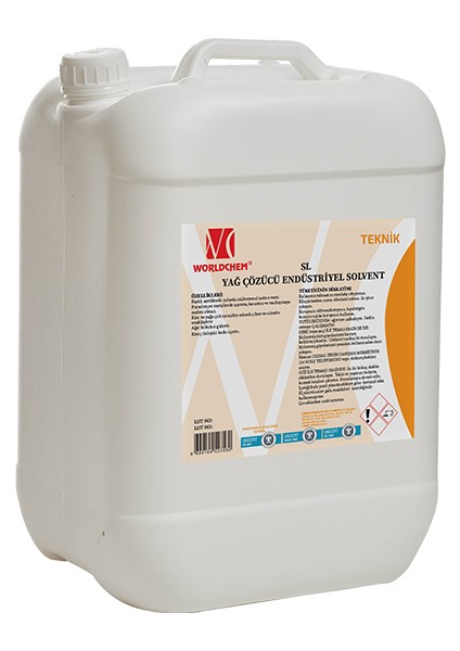 Yağ Çözücü Endüstriyel Solvent Sl 10 kg