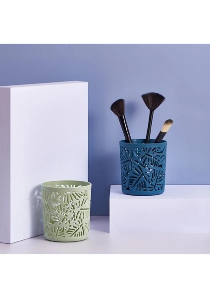 Kırmızı Stil Ofis Okul Malzemeleri Için Kalem Kalemlik Silindir Kırtasiye Depolama Organizatör Konteyner Iskandinav Içi Boş Çiçek Makyaj Fırçası (Yurt Dışından) fiyatları