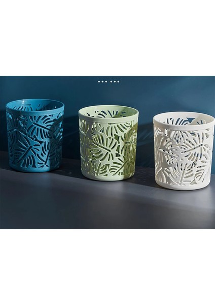 Kırmızı Stil Ofis Okul Malzemeleri Için Kalem Kalemlik Silindir Kırtasiye Depolama Organizatör Konteyner Iskandinav Içi Boş Çiçek Makyaj Fırçası (Yurt Dışından) indirimleri