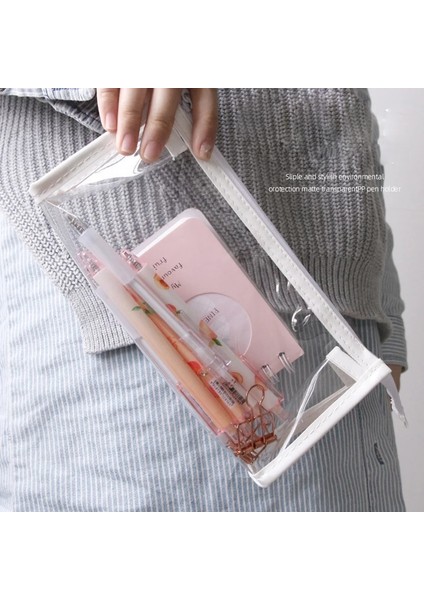 No.4 Stili Kalem Kutuları Şeffaf Estuches Kırtasiye Kawaii Telefon Kılıfı Çanta Pop It Kalem Kutusu Okul Malzemeleri Trousse Scolaire Büyük Kutu (Yurt Dışından) fırsatları