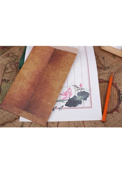 Ingiliz Tarzı Çok Retro Kraft Zarf Seti Yaratıcı Iş Zarfları Eski Düğün Kağıt Posta Davetiye Scrapbooking Hediye (Yurt Dışından) fırsatları