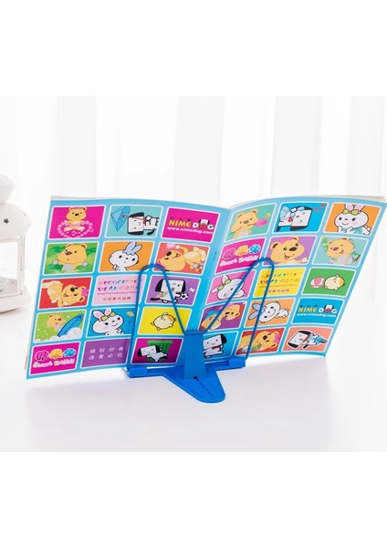 Mavi Stil Bookends Taşınabilir Katlanabilir Ayarlanabilir Bookend Standı Okuma Kitabı Standı Belge Tutucu Taban Okuma Kitabı Tutucu (Yurt Dışından) indirimleri