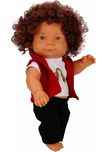 Dollz'n More Curly Bebek 35 cm - Kulaklık Tişörtlü