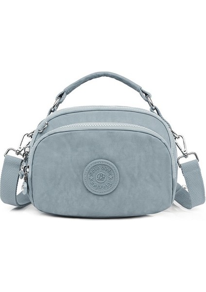 Xinglong Moda Kadın Crossbody Çanta Hafif Su Geçirmez Naylon Kumaş Kapasiteli Açık Seyahat Banliyö Çantası Tek Omuz (Yurt Dışından)