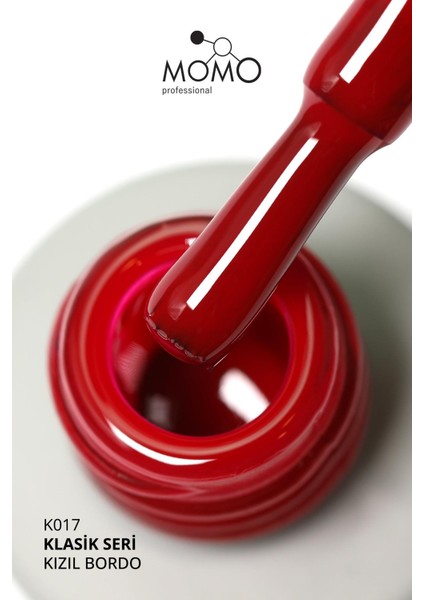 Kalıcı Oje K017, Kızıl Bordo, 4 ml