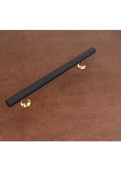 Doruk Siyah Gold Tv Ünitesi Vestiyer Yatak Odası Mutfak Dolap Çekmece Kulpu 96 mm (9,6 Cm) 20 Adet
