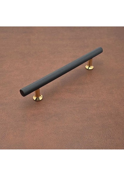 Doruk Siyah Gold Tv Ünitesi Vestiyer Yatak Odası Mutfak Dolap Çekmece Kulpu 96 mm (9,6 Cm) 20 Adet