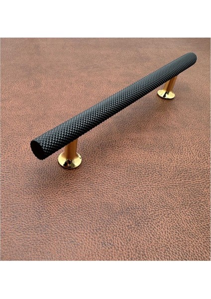 Doruk Siyah Gold Tv Ünitesi Vestiyer Yatak Odası Mutfak Dolap Çekmece Kulpu 96 mm (9,6 Cm) 20 Adet
