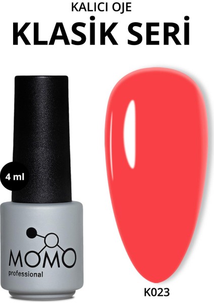 Kalıcı Oje K023, Mercan, 4 ml