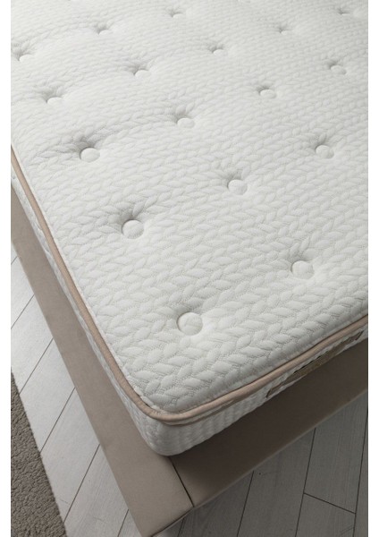 Deluxe Baza+Başlık+Yatak BEJ150X200