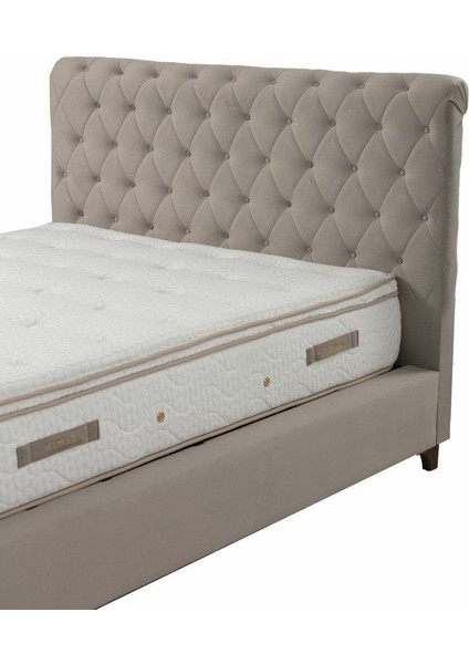 Deluxe Baza+Başlık+Yatak BEJ150X200