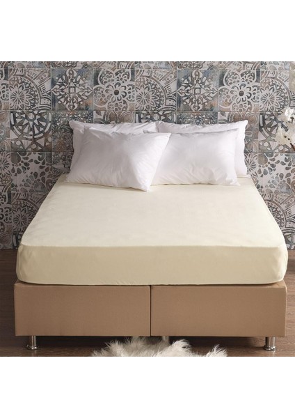 Gold Luxury Battal Boy Lastikli Penye Çarşaf 13747