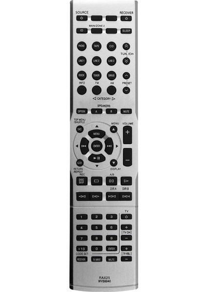 RAX25 WV50040 Alıcı Için Uzaktan Kumandayı Değiştirin R-S500 R-S700 R-S500BL R-S700BL RS500 RS700 RS500BL (Yurt Dışından)