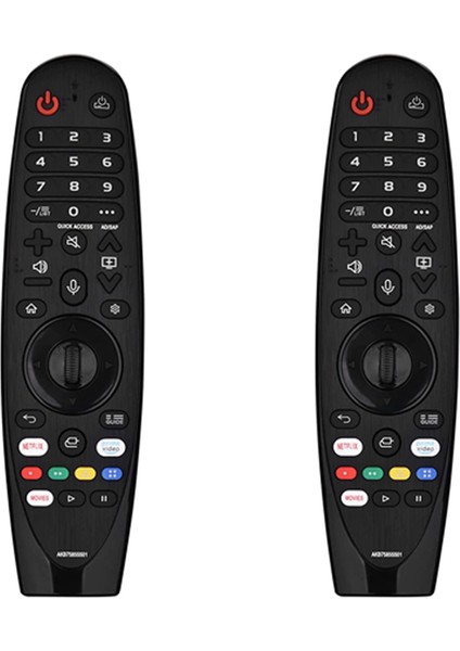 Lg Akıllı Tv Için 2x Ses Yedek Uzaktan Kumanda, AKB75855501 Için Uzaktan Kumanda, Lg LED OLED LCD 4K UHD Tv Için (Yurt Dışından)