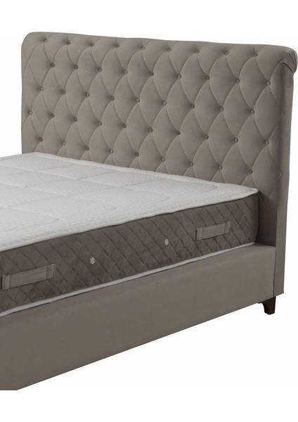 Deluxe Baza+Başlık+Sonata Yatak BEJ140X200