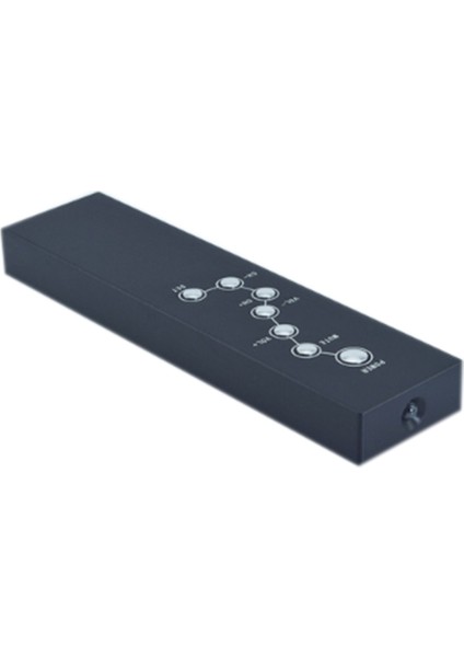 Tamamen Alüminyum Kızılötesi Sinyal Hifi Ses Cd'si Ön Yükseltici Tv Set Üstü Kutusu Için 7 Tuşlu Uzaktan Kumanda (C) (Yurt Dışından)