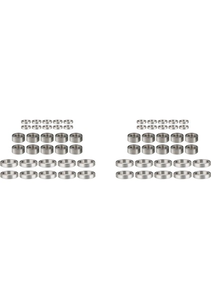 2x 30 Adet Metal Çelik Bilyalı Rulman Seti -10 DBX10 10421-S 9102 1/10 Rc Araba Yedek Parça Aksesuarları (Yurt Dışından)