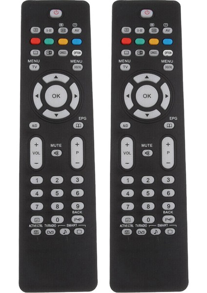 Akıllı Tv Için 2x Evrensel -719C Uzaktan Kumanda Değiştirme RC2034301 RC2034304'Ü Değiştirin (Yurt Dışından)