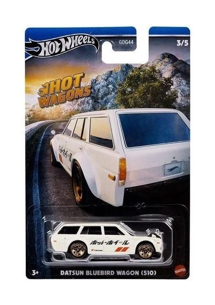 Premium Hot Wagons Datsun Bluebird Wagon (510) HRR88