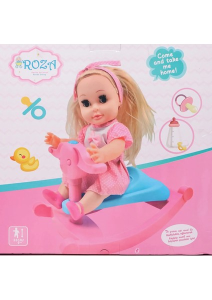 Global Toys Roza Panda Salıncaklı Bebek GL100118 fırsatları