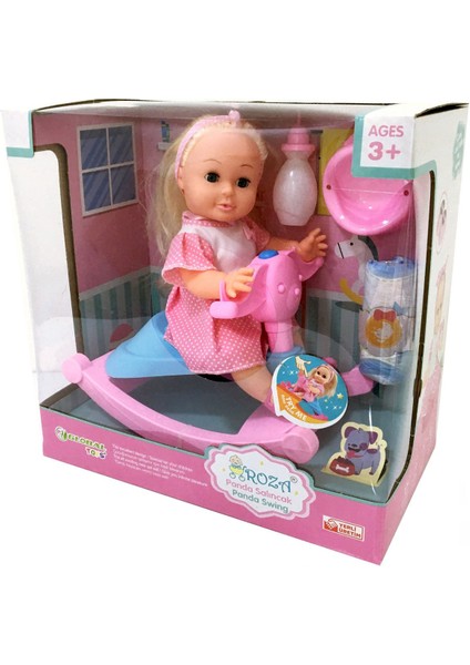 Global Toys Roza Panda Salıncaklı Bebek GL100118 indirimleri