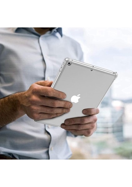 Apple iPad 8. Nesil 10.2 (2020) Antishock Köşe Korumalı Şeffaf Shockproof Esnek Kılıf A2270 A2428 A2429 A2430