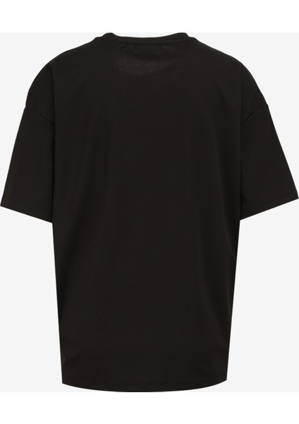 Siyah Kadın Loose Fit Baskılı T-Shirt D4SL-TST3039 fiyatları