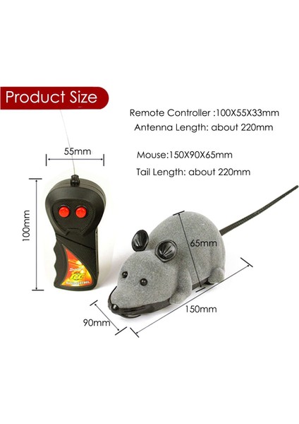Köpek Pet Için Kablosuz Uzaktan Kumanda Rc Elektronik Sıçan Fare Fareler (Yurt Dışından) fırsatları
