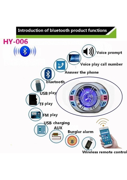 Motosiklet Stereo Hoparlörler 3.5 Inç Bluetooth Mp3 Çalar Su Geçirmez Fm Ses Motorlu Scooter Bisiklet Atv Utv Için (Yurt Dışından) modelleri