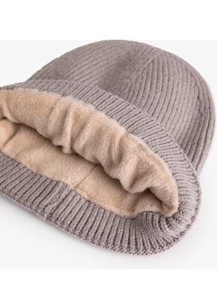 Örgü Bere Içi Peluş Astarlı Katlama Detaylı modelleri