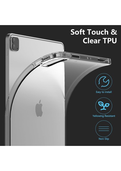 Apple iPad 2. Nesil 11 Pro (2020) Antishock Köşe Korumalı Şeffaf Shockproof Esnek Kılıf A2228 A2068 A2230 A2231 fiyatları