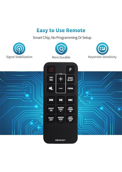 AKB74815371 Lg Ses Çubuğu Için Uzaktan Kumandayı Değiştirin Sj3 Sj4 SPJ4B-W SK4D SL3D SPH4B-W SPJ4BW SPH4BW (Yurt Dışından) indirimleri