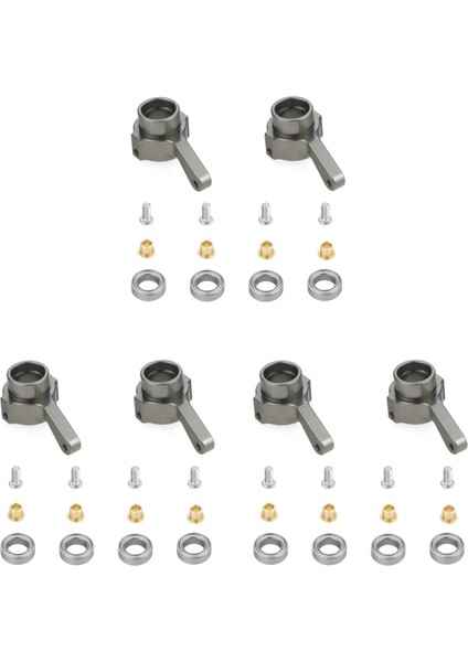 3x Metal Direksiyon Kupası Dönüş Fincan Kiti C14 C24 C34 C44 B14 B1 B16 B24 B36 Mn D90 D91 MN99S Rc Araba Parçaları, Titanyum (Yurt Dışından)