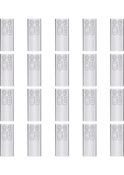 20X 965824-07 AM11 TP00 TP01 Pure Cool Tower Hava Temizleme Cihazı Için Uzaktan Kumanda (Gümüş) (Yurt Dışından)