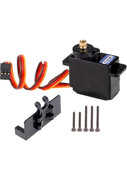 Dijital Metal Dişli Servo ve Metal Servo Montaj Braketi 1/24 Rc Paletli Araba Eksenel SCX24 90081 AXI00002 Yükseltme Parçaları (Yurt Dışından) modelleri