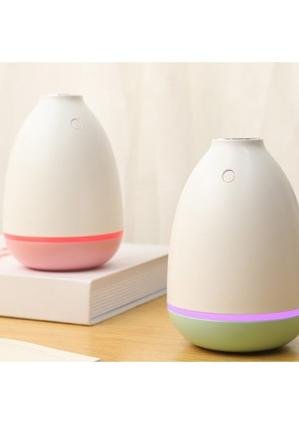 200 ml Mini Şişe Hava Nemlendirici Taşınabilir Oda Spreyi USB Nemlendirici Araba Aromaterapi Makinesi Gece Lambası ile Sisli Ev Yeşil ve Beyaz (Yurt Dışından)